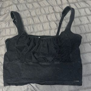 ruffled tank top